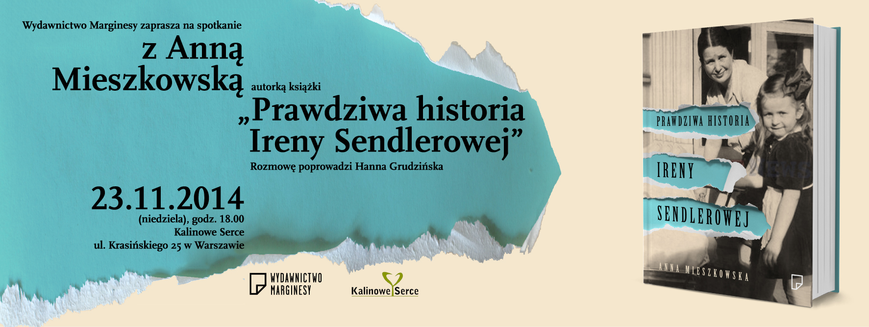 Spotkanie autorskie Prawdziwa Historia Ireny Sendlerowej